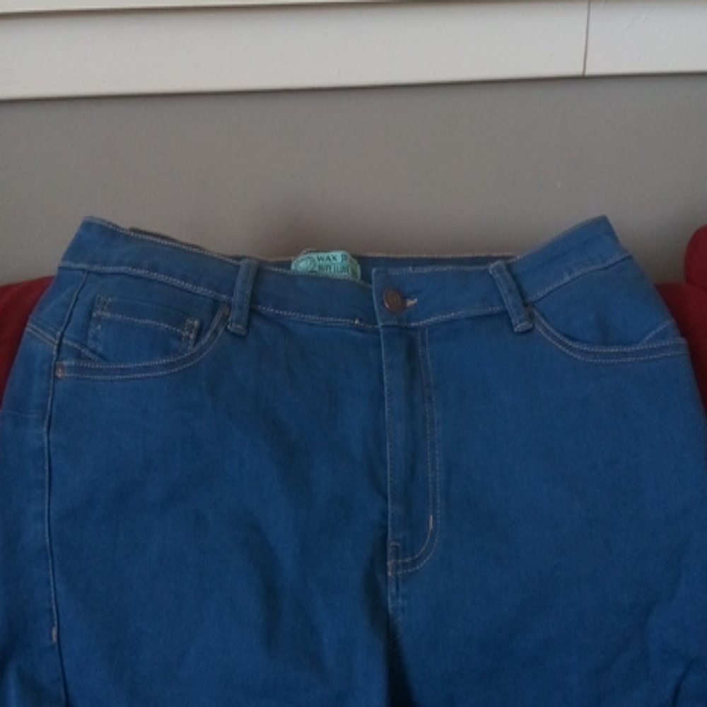 Jean cuff shorts